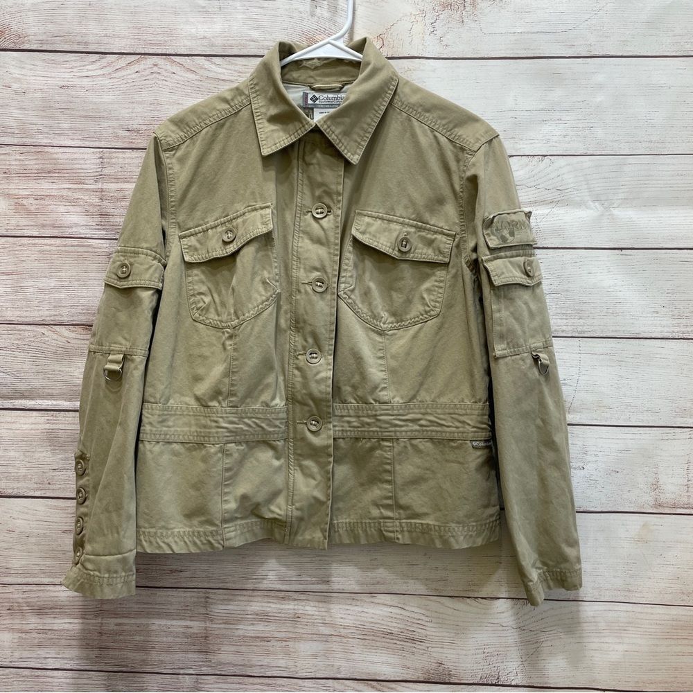 COLUMBIA UTILITY FIELD JACKET IN KHAKI